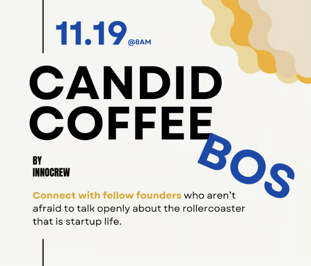 Boston Founders Candid Coffee November 2024